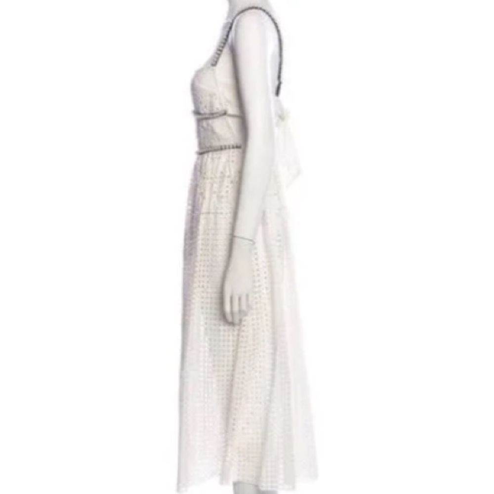 NWT Dylan Lex neutral square neck line midi length dress size US XL - Picture 11 of 11